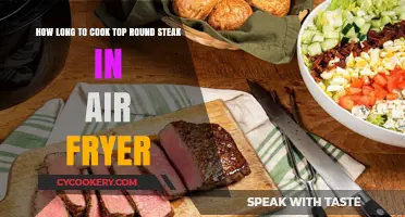 Perfectly Cooked Top Round Steak: Air Fryer Time Guide