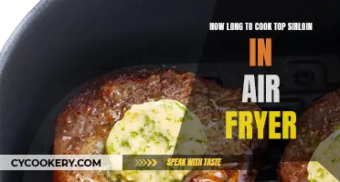 Perfectly Cooked Top Sirloin: Air Fryer Time Guide