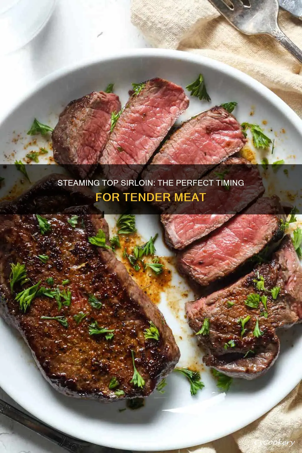 how long to cook top sirloin steam