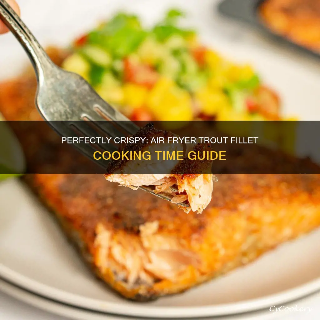 how long to cook trout fillet in air fryer