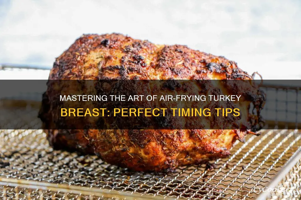 how long to cook turkey breast in air fryer rotisserie