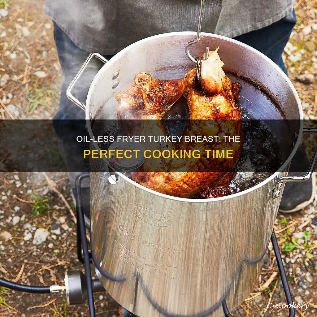 how long to cook turkey breast in oil less fryer