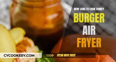 Perfectly Cooked Turkey Burgers: Air Fryer Time Guide