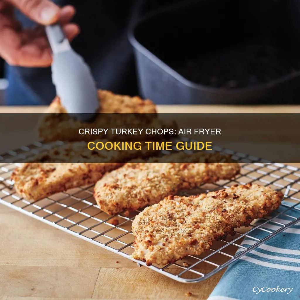 how long to cook turkey chops in air fryer