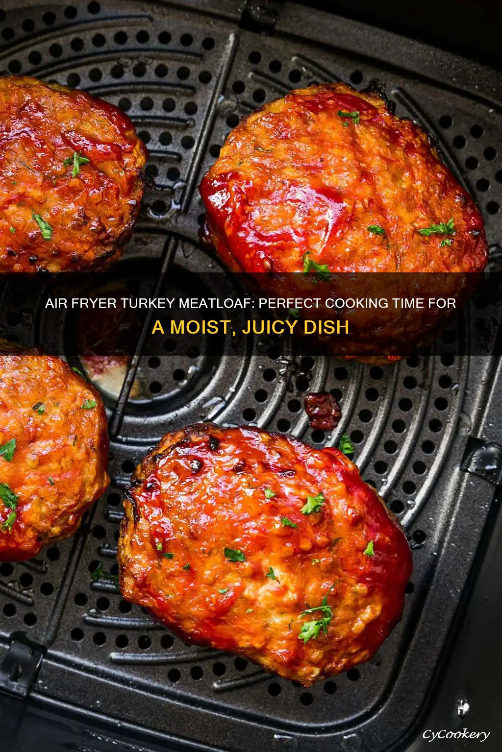 how long to cook turkey meatloaf in air fryer