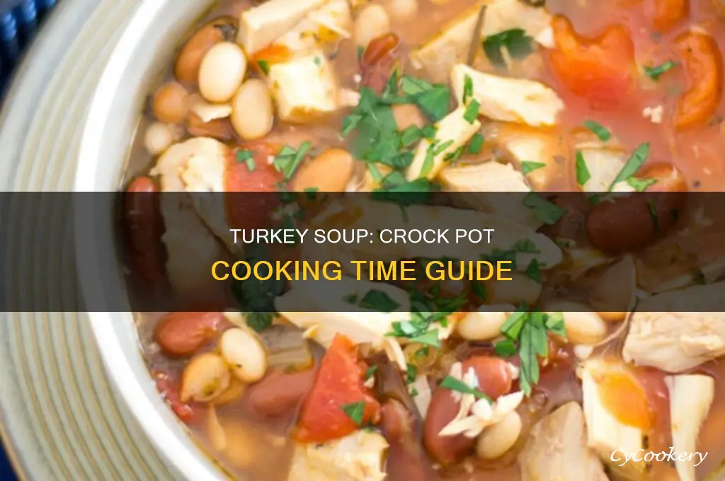 how long to cook turkey soup in crock pot