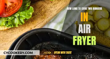 Air Fryer Burgers: Quick & Easy Cooking Times