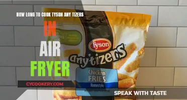 Crispy Tyson Any Tizers: Air Fryer Cooking Time Guide