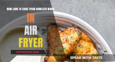 Air Fryer Cooking Tyson Boneless Wings: Quick and Easy!