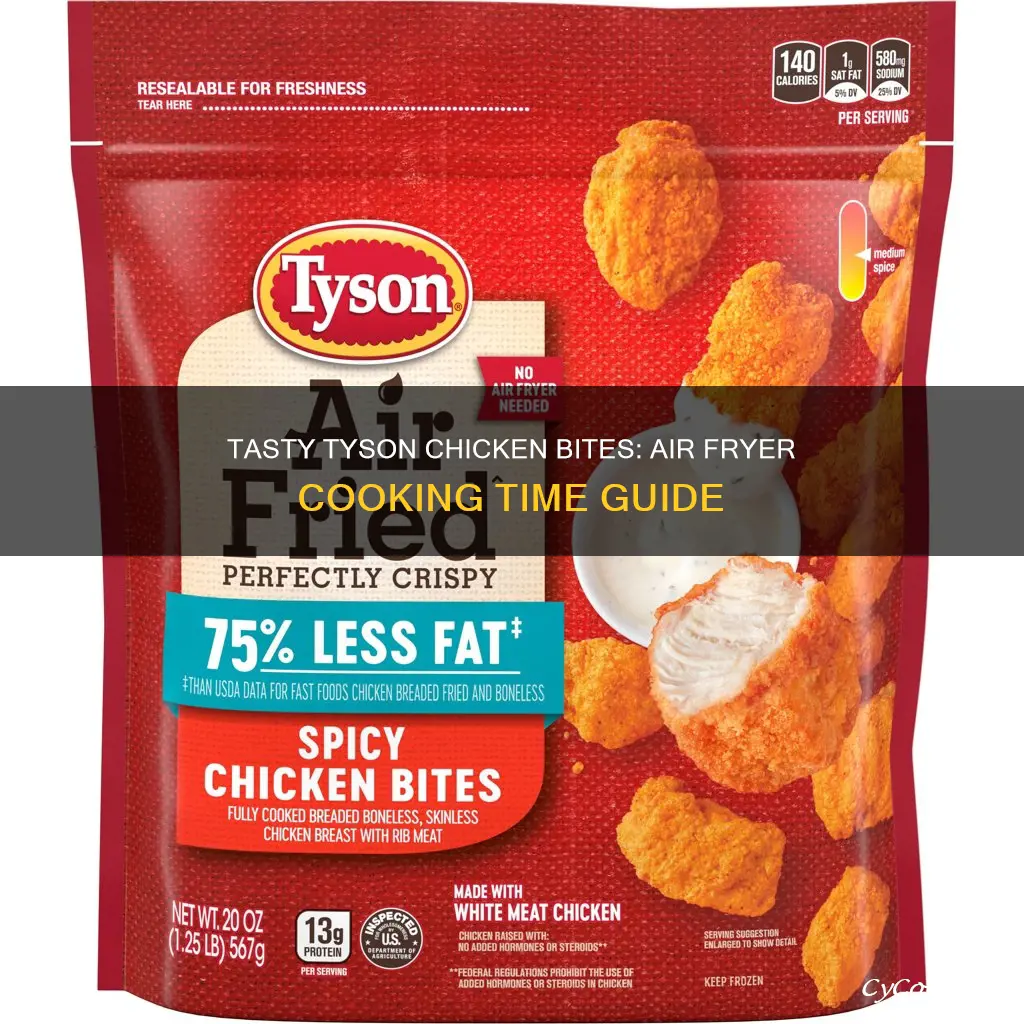 how long to cook tyson chicken bites in air fryer