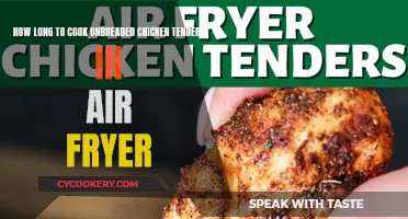 Air-Frying Unbreaded Chicken Tenders: How Long Does It Take?