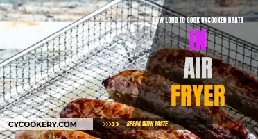 Air Fryer Brats: Cooking Time and Temperature Guide