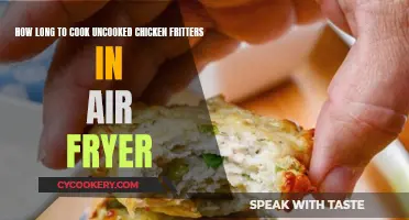 Crispy Chicken Fritters: Air Fryer Cooking Time Guide