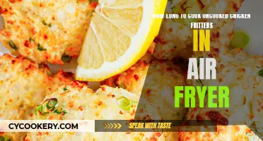 Air Fryer Chicken Fritters: Cooking Time Perfection