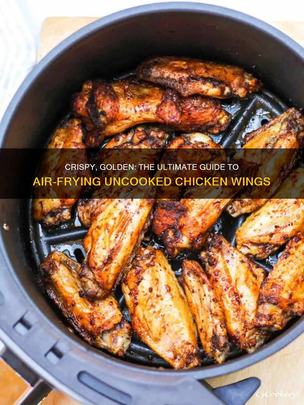 how long to cook uncooked chicken wings in air fryer