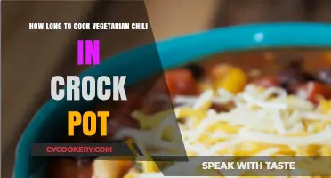 Vegetarian Chili: Crock Pot Cooking Times and Tips