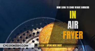 Crispy Veggie Burgers: Air Fryer Cooking Time Guide