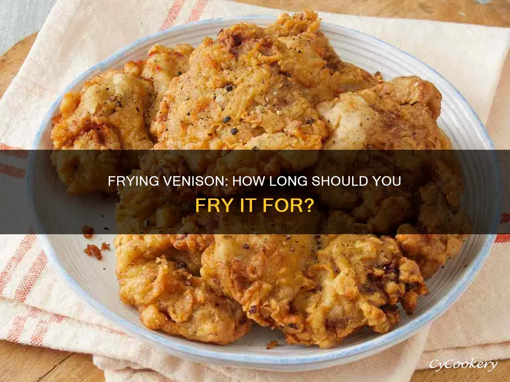 how long to cook venison in fryer