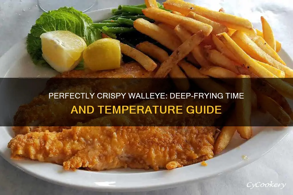 how long to cook walleye in deep fryer