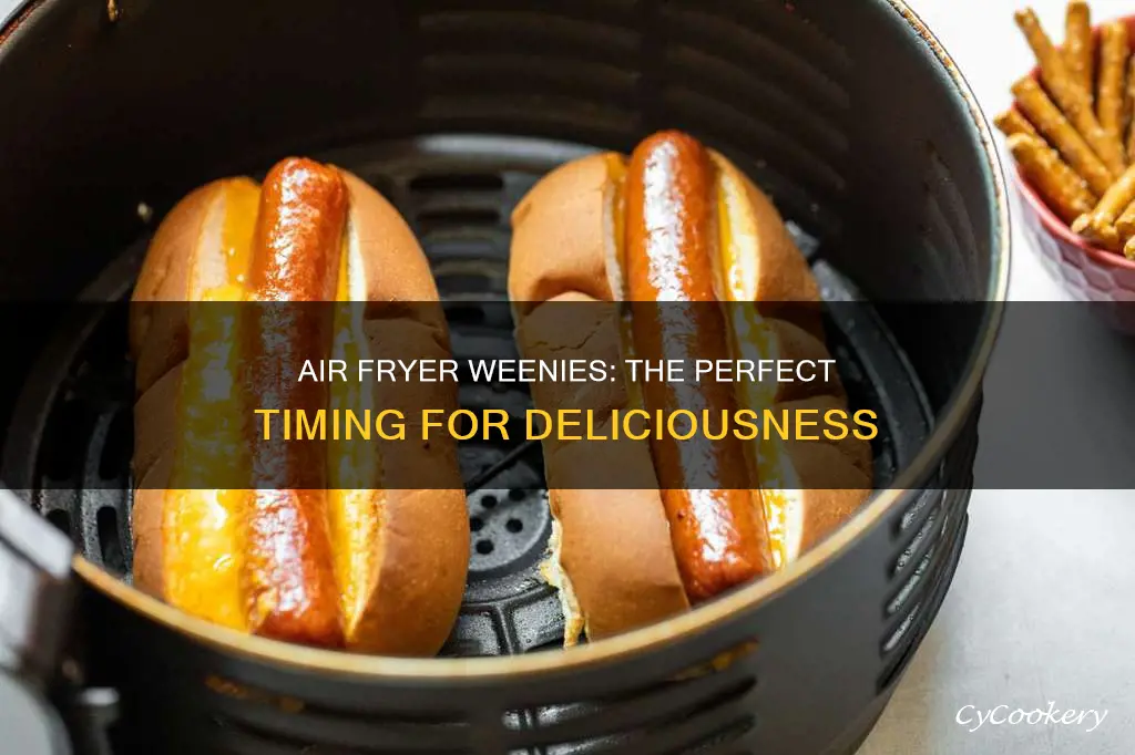 how long to cook weenies in air fryer