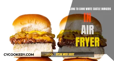 Air Fryer White Castle Burgers: Cooking Time Perfection