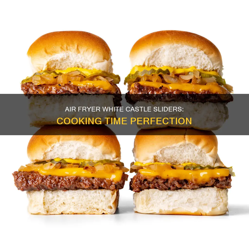 how long to cook white castle sliders in air fryer