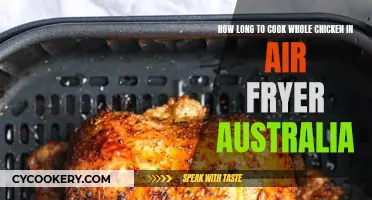 Air-Fried Chicken: Cooking Time for Juicy Whole Chicken