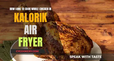 Mastering the Perfectly Cooked Whole Chicken: Kalorik Air Fryer Guide