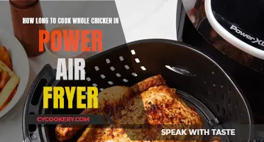 Perfectly Cooked: Whole Chicken in Power Air Fryer