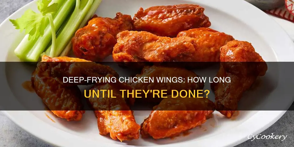 how long to cook whole chicken wings in deep fryer