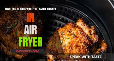 Perfectly Cooked: Air Fryer Rotisserie Chicken Time Guide