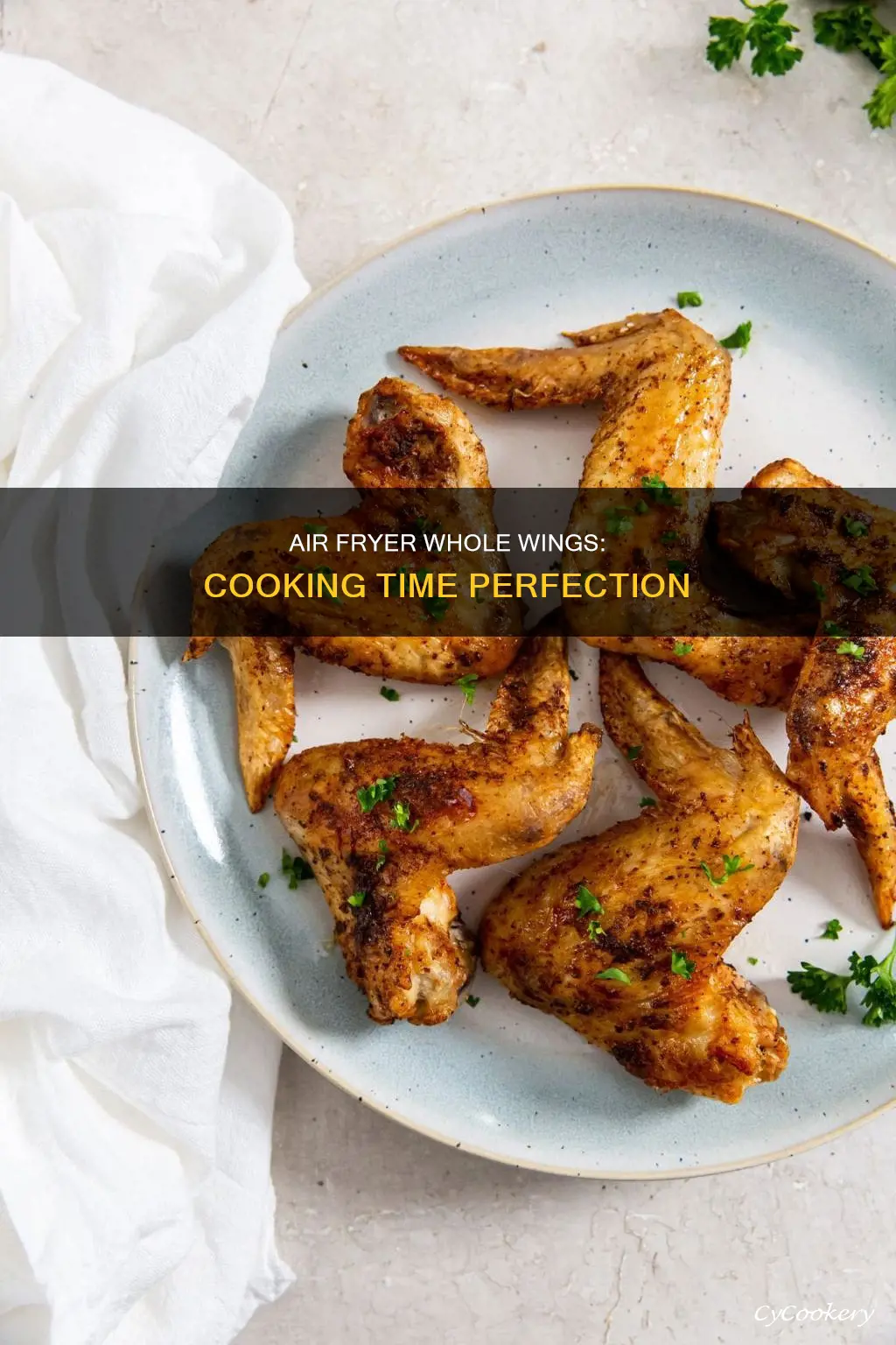 how long to cook whole wings in the air fryer