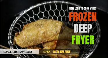 Mastering Frozen Wings: Deep Fryer Cooking Times Revealed