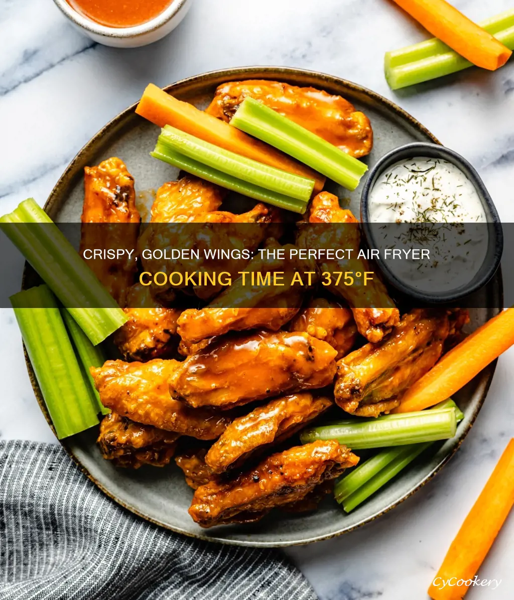 how long to cook wings in air fryer at 375