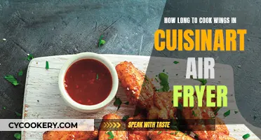 Crispy Wings: Cuisinart Air Fryer Cooking Time Guide