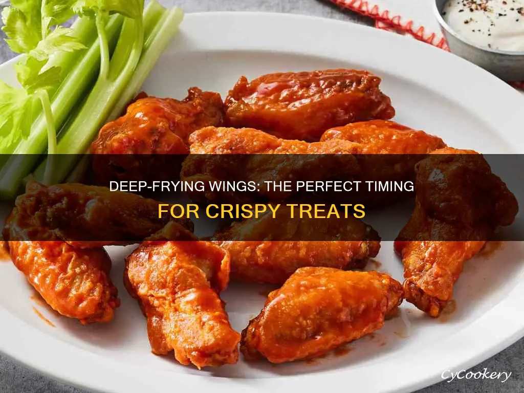 how long to cook wings in deep fryer at 350