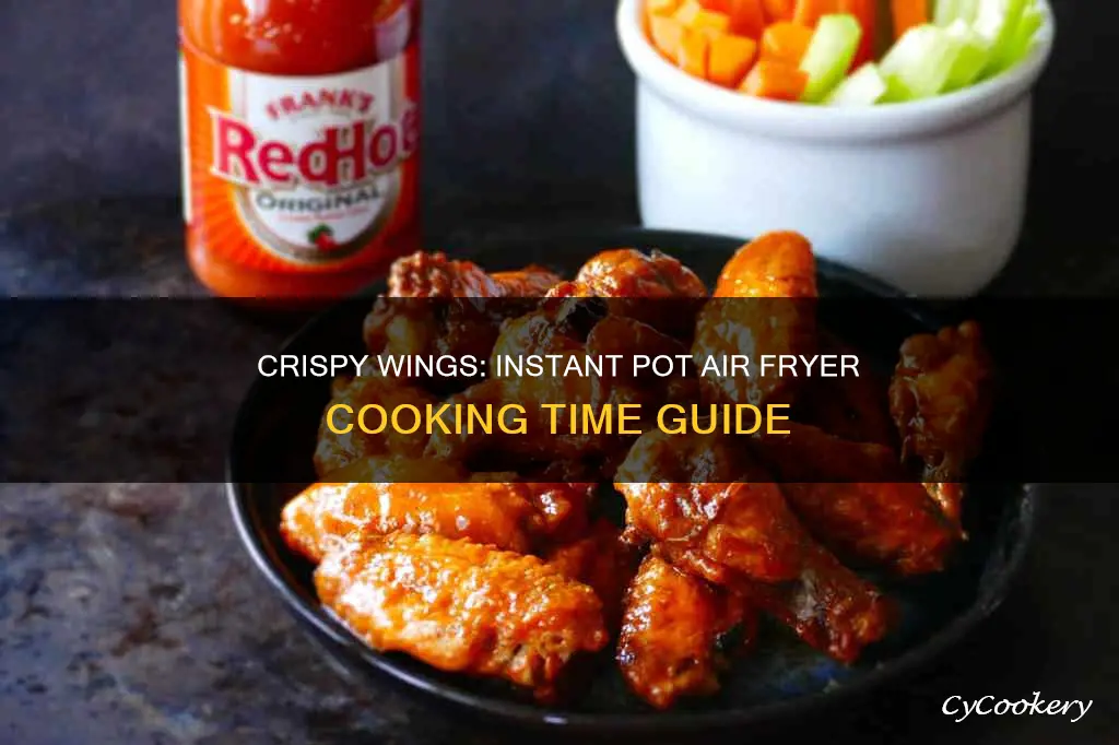 how long to cook wings in instant pot air fryer