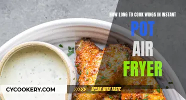 Air Fryer Wings: Cooking Time Perfection in the Instant Pot