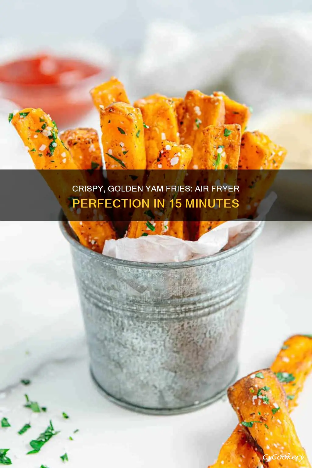 how long to cook yam fries in air fryer