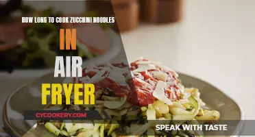 Air-Frying Zucchini Noodles: How Long Does It Take?