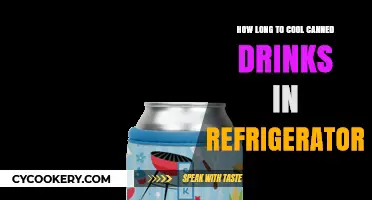 Quickly Chill Canned Drinks: Optimal Refrigerator Cooling Time Tips