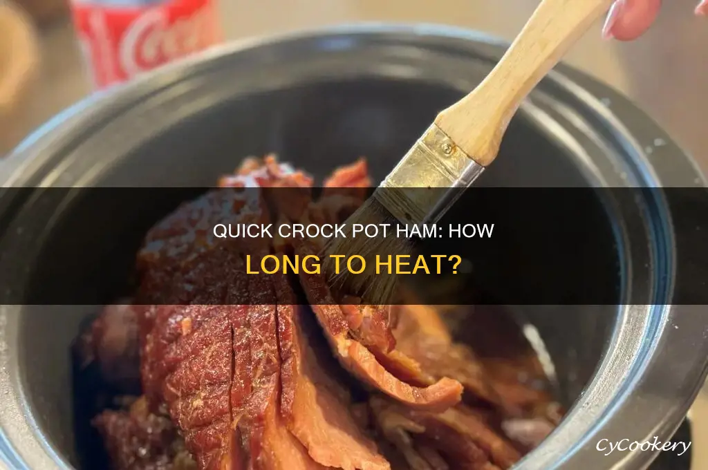 how long to crock pot pre cooked 8lb ham