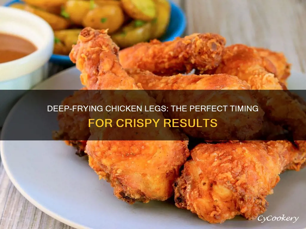 how long to deep fry chicken legs at 350 fryer