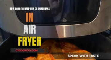 Deep-Frying Cornish Hens: Air Fryer Time Perfection