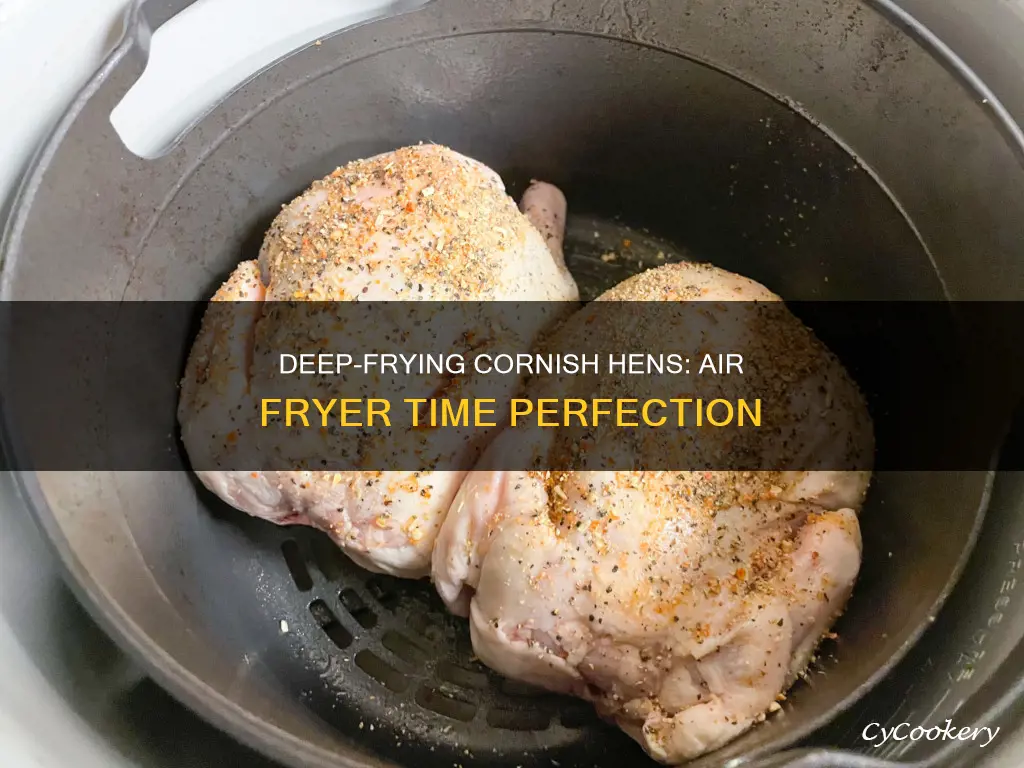 how long to deep fry cornish hens in air fryer