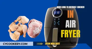 Defrosting Chicken in an Air Fryer: Time and Tips