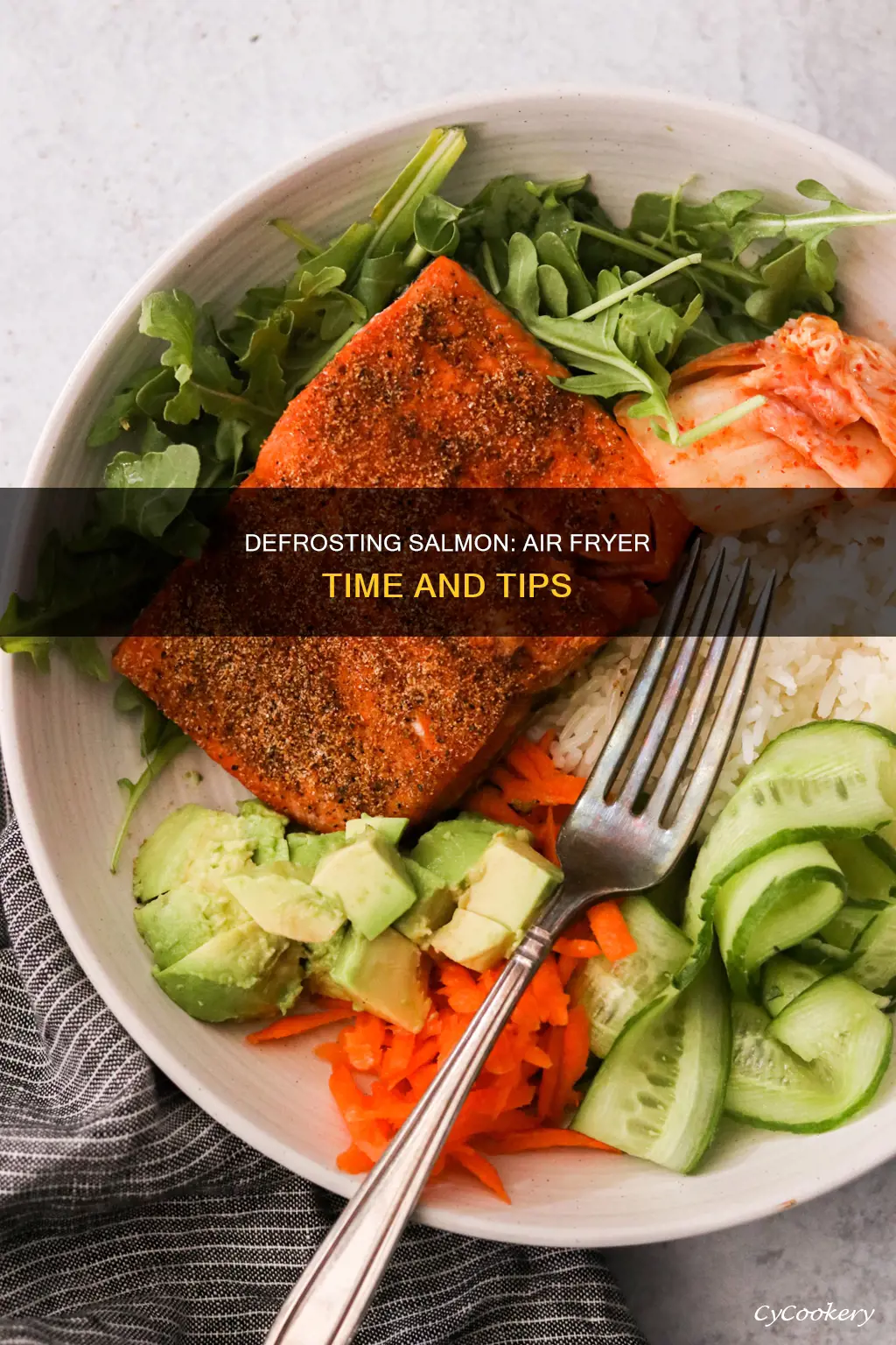 how long to defrost salmon in air fryer