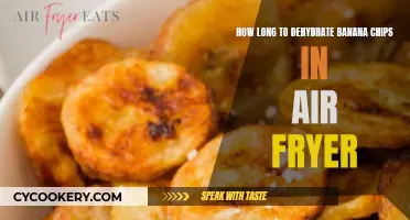 Dehydrating Banana Chips: Air Fryer Settings and Timing