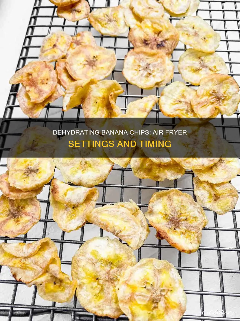 how long to dehydrate banana chips in air fryer