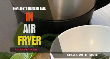 Dehydrating Basil in an Air Fryer: Time and Temperature Guide